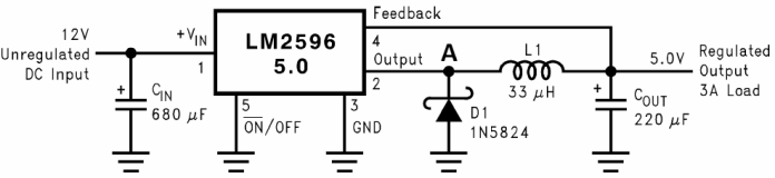 PWM com interruptor de energia integrado