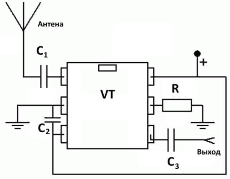 Circuit d'amplificateur de circuit intégré