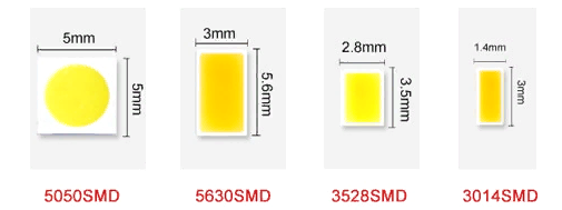 SMD gaismas diodes