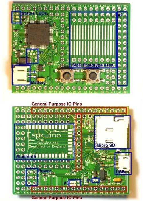 Carte microcontrôleur Espruino