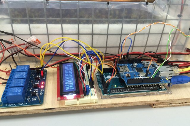 Exemplo do Arduino para automação de estufas