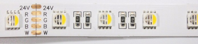 Četru kontaktu gaismas diodes 5050