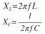 Réactance inductive et capacitive