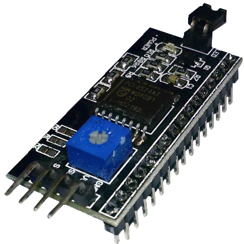 I2C para conversor de tela LCD