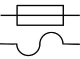 Designação de fusíveis nos diagramas