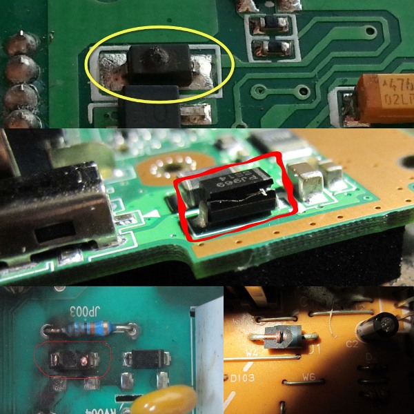 Neispravne elektroničke komponente