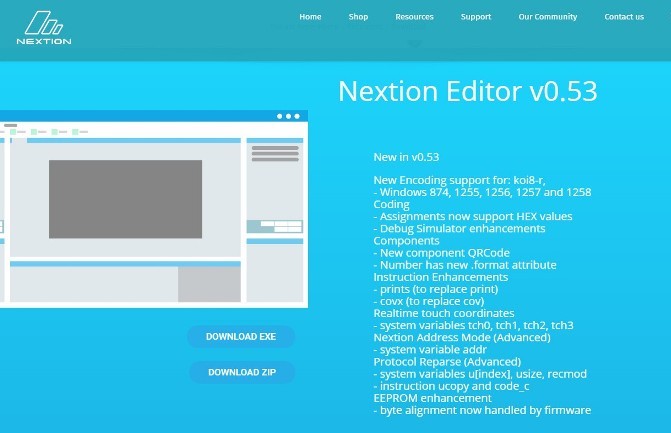 Nextion editor