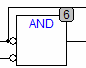 Élément ET avec deux entrées inverses