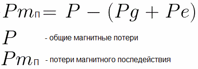 Хистерезис и загуби от вихрови токове