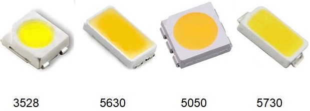 LEDs SMD mais populares para faixas de LED