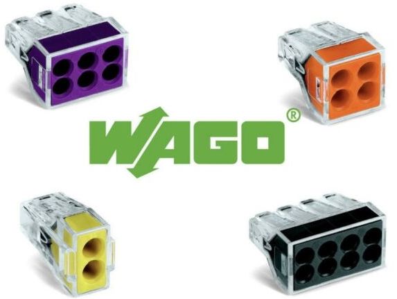 Blocs de jonction WAGO pour travaux électriques