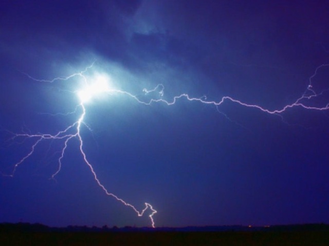 Orage et foudre - une belle photo